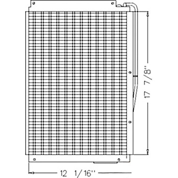 New Tractor Condenser Fits Ford Fits New Holland 5640 6640 7740
